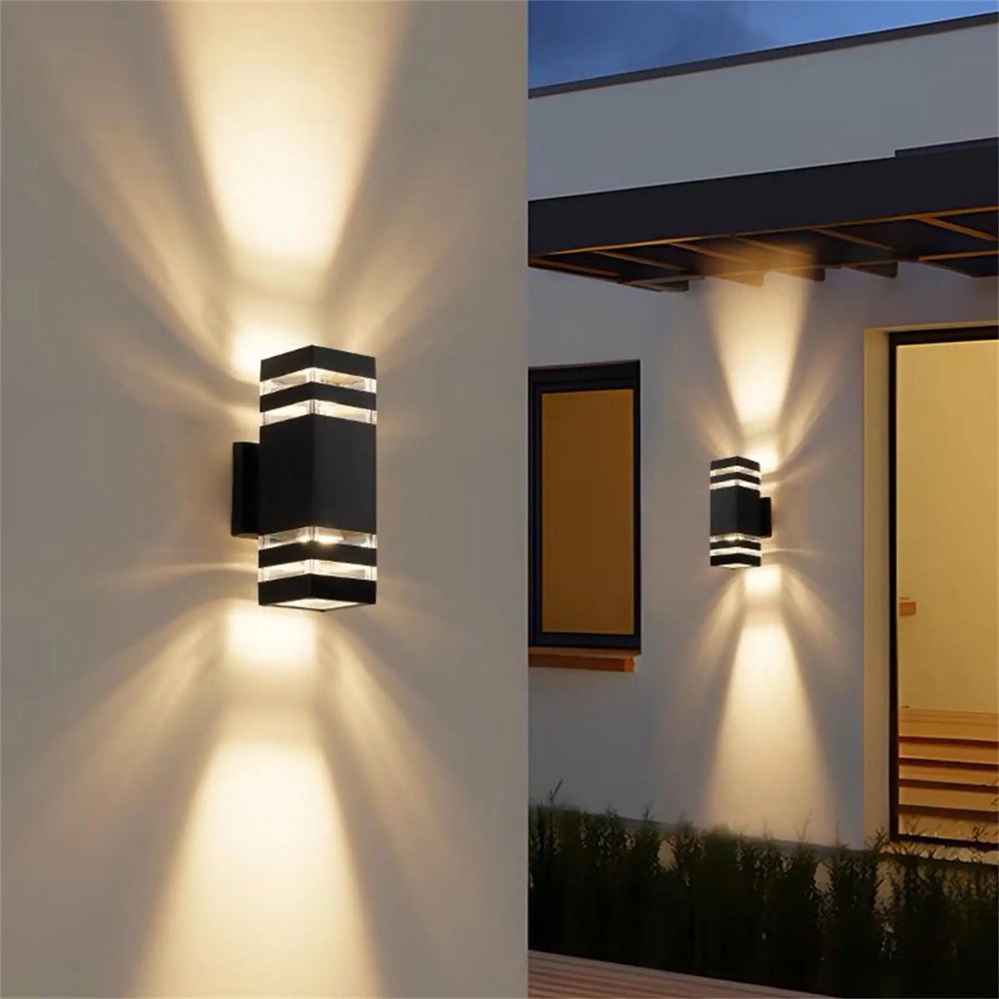 Vattentålig vägglampa i modern design för ute och inne