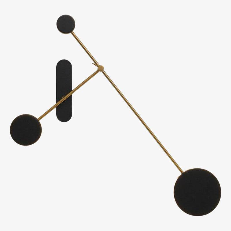 Modern vägglampa med geometrisk LED-design