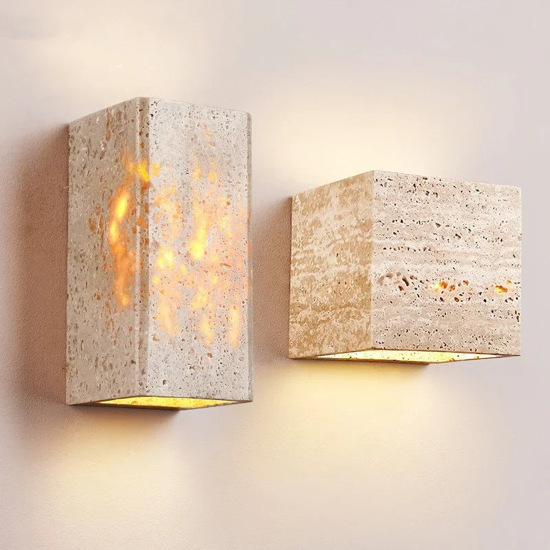 Sabiglow | Modern Wabi-Sabi LED-vägglampa – för inomhus och utomhusbruk