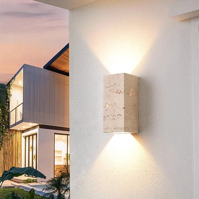 Sabiglow | Modern Wabi-Sabi LED-vägglampa – för inomhus och utomhusbruk