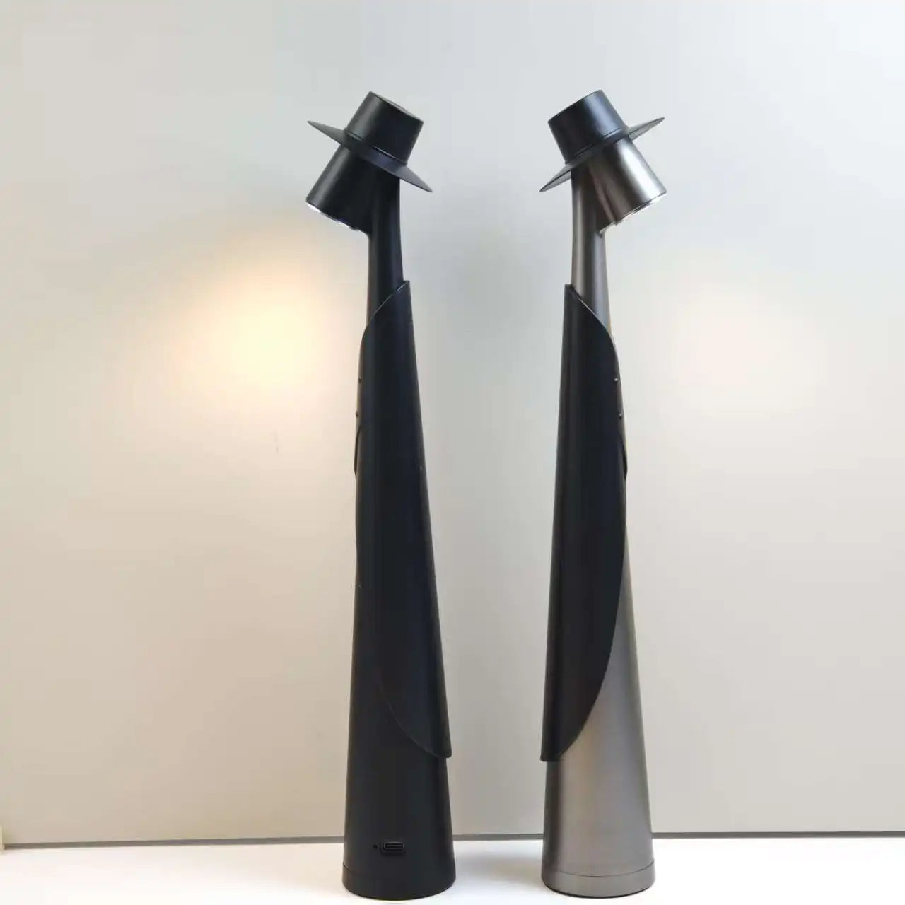 Glowaura | Uppladdningsbar LED-lampa med touch – steglös dimning för bord och sovrum