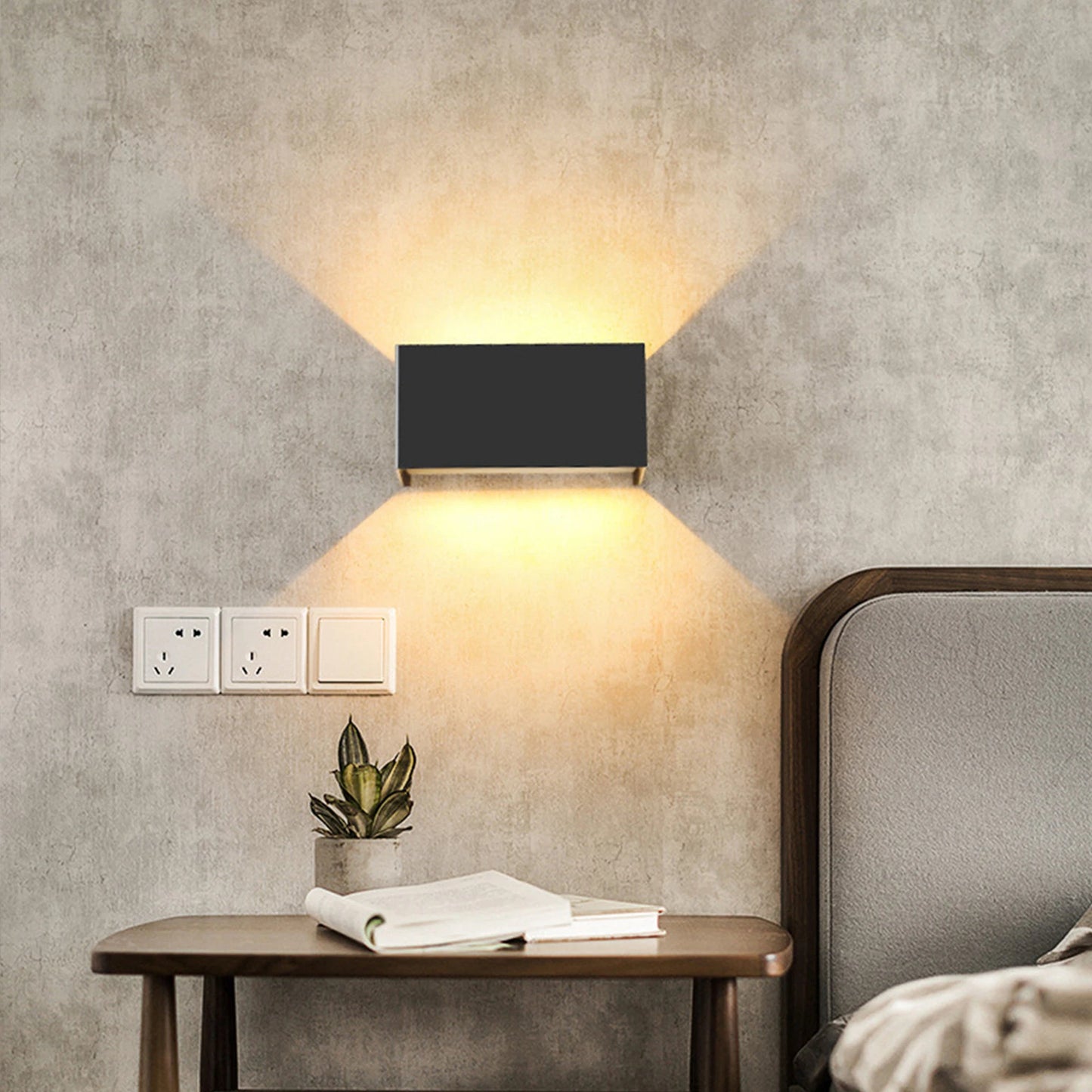 Vattentät LED vägglampa IP65 för inomhus och utomhus belysning