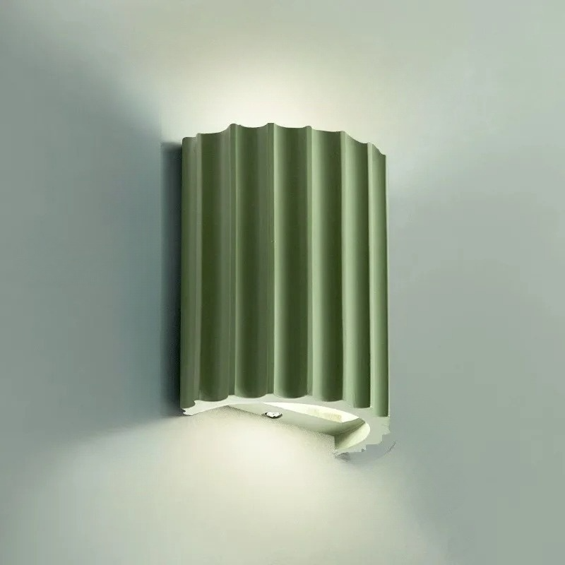 Modern vägglampa i resin LED för sovrum vardagsrum hall inomhus