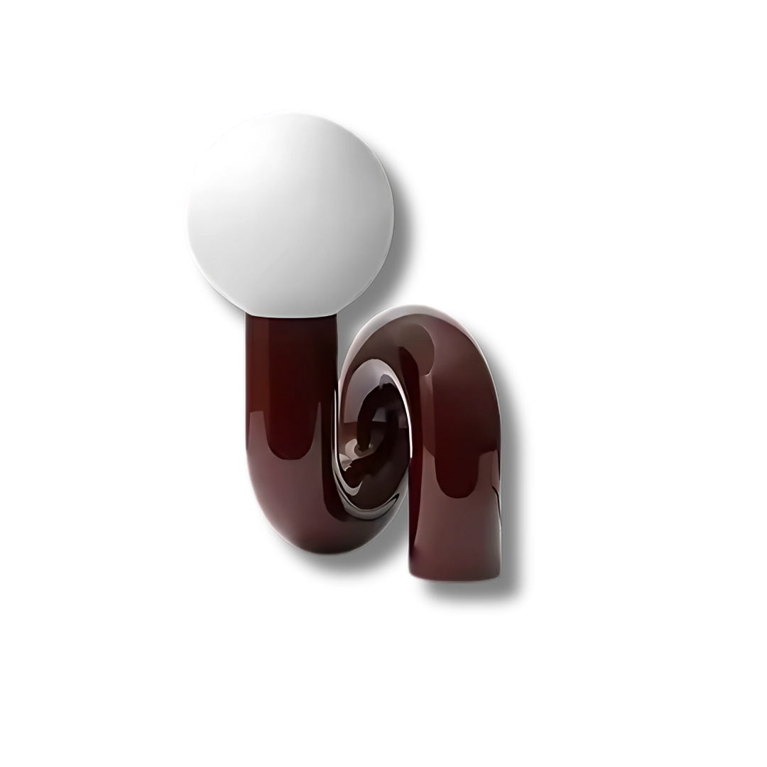 Arvéo | Nordisk glas skrivbordslampa i postmodern design för sovrum och hotell