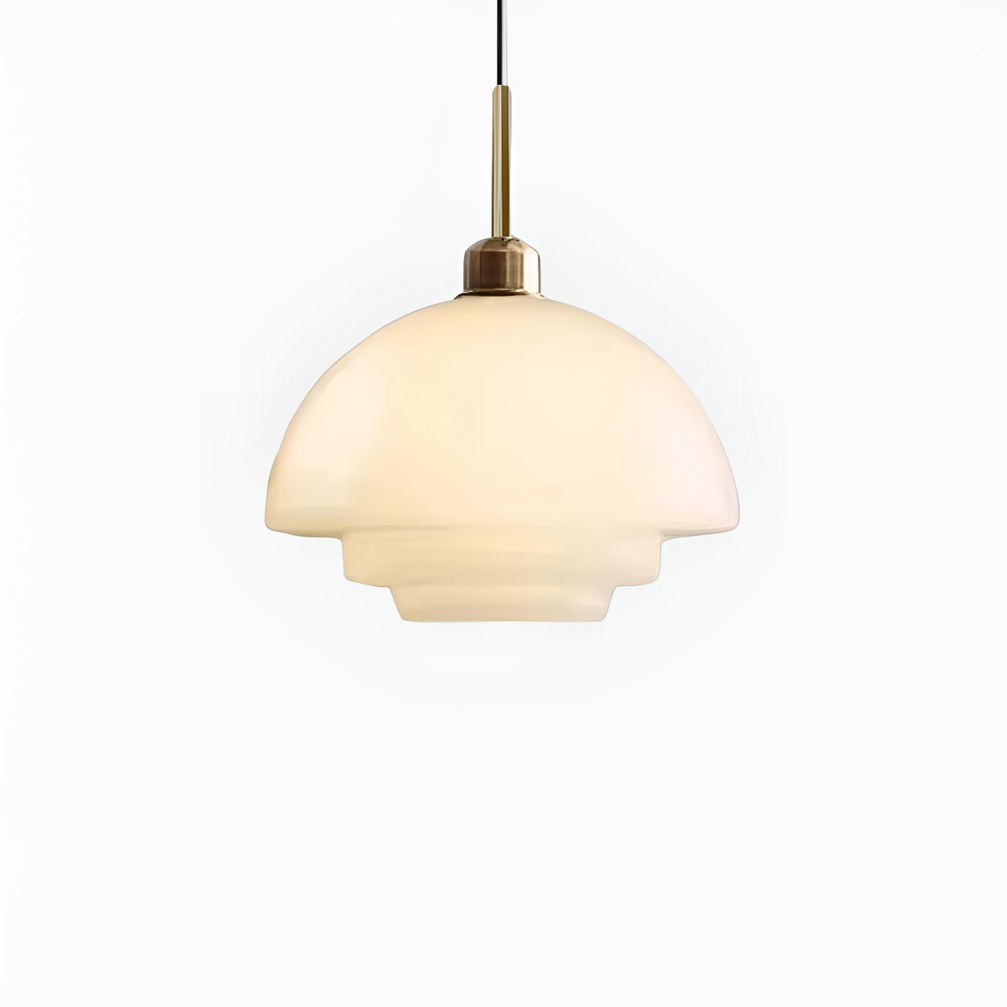Minimalistisk pendellampa i glas för matsal, vardagsrum och sovrum