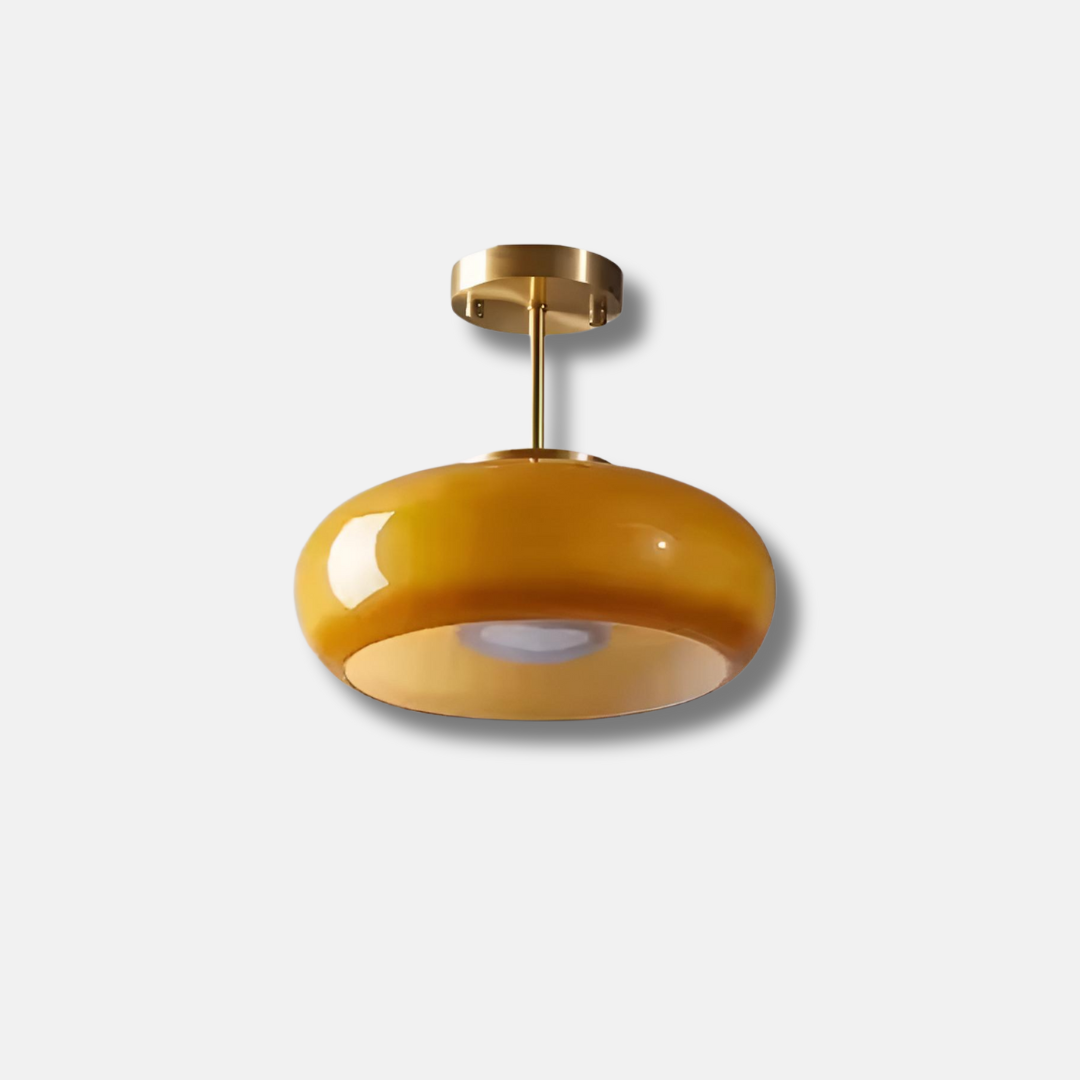 Retro glastaklampa i modern design för vardagsrum sovrum hall