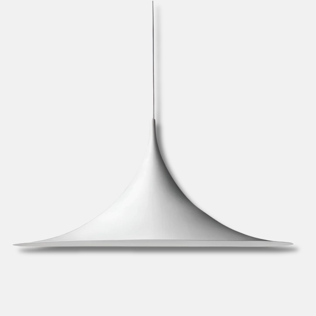 Minimalistisk pendellampa i metall med nordisk design för matsal och vardagsrum
