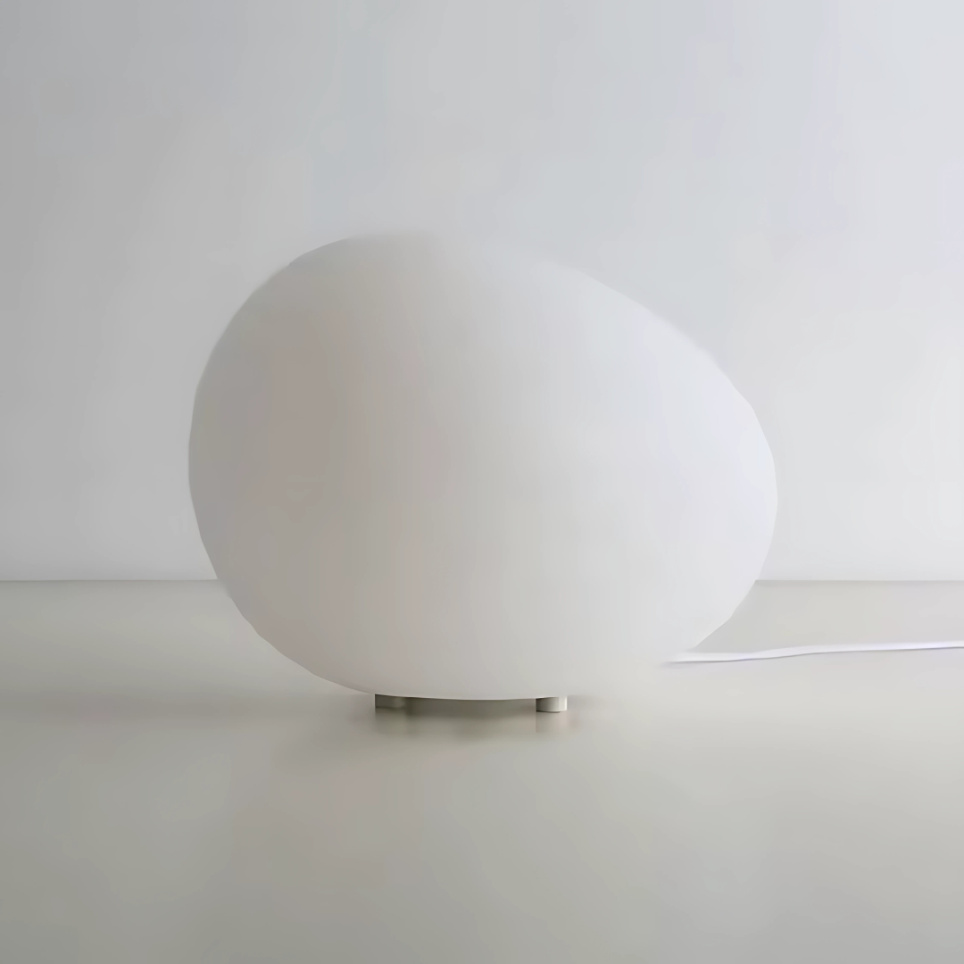 Elvio | Stenformad bordslampa med varmt sken och dekorativ design