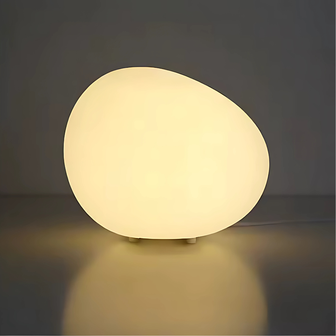 Elvio | Stenformad bordslampa med varmt sken och dekorativ design