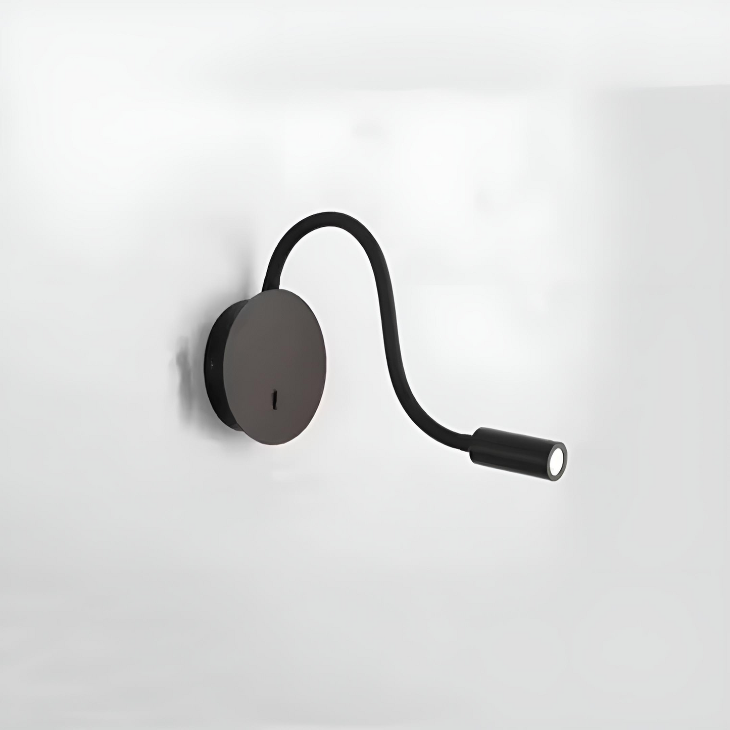 Modern LED vägglampa med flexibel arm i aluminium för sovrum sänglampa