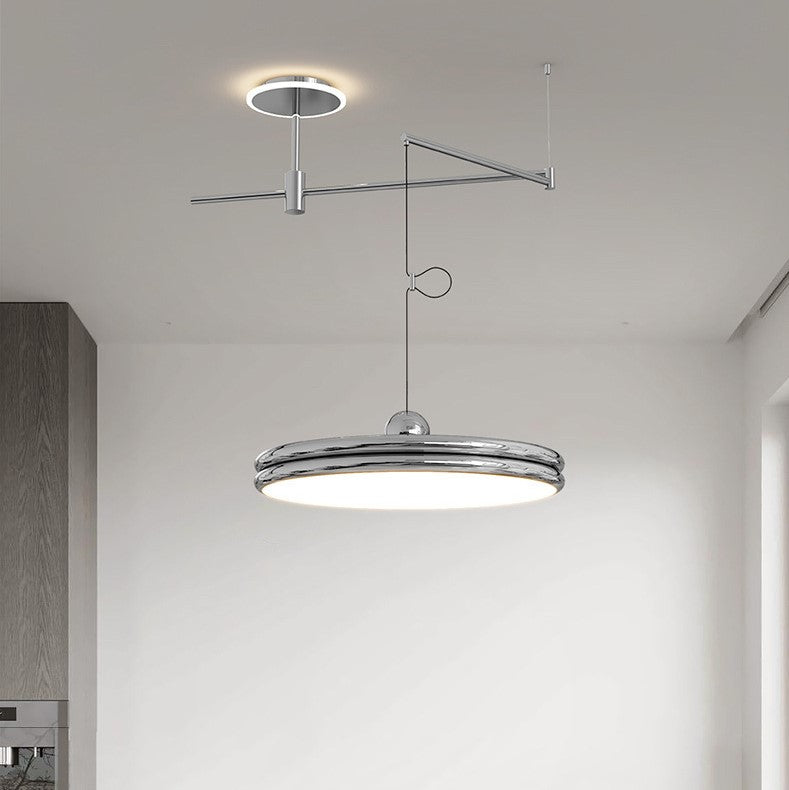 Nordisk LED taklampa med svängbar arm och justerbar höjd för matsal vardagsrum kök
