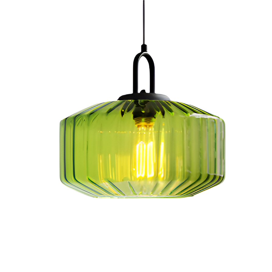 Retro glas pendellampa i nordisk design för sovrum vardagsrum matsal
