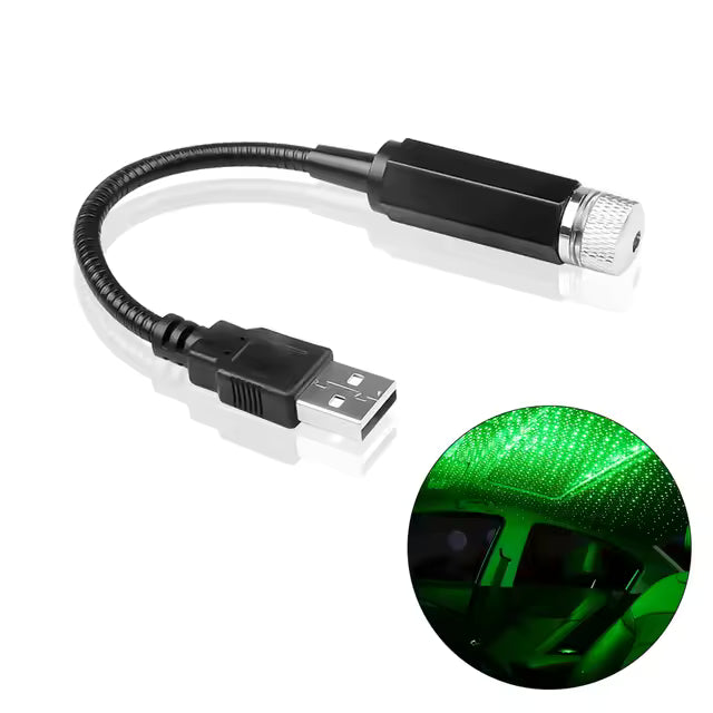 Starlume | Mini USB galax projektorlampa för bil och rum – flexibel stjärnhimmel