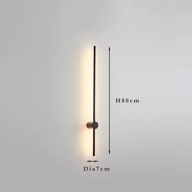 Arvia | Modern lång LED vägglampa i minimalistisk design för stilren inredning