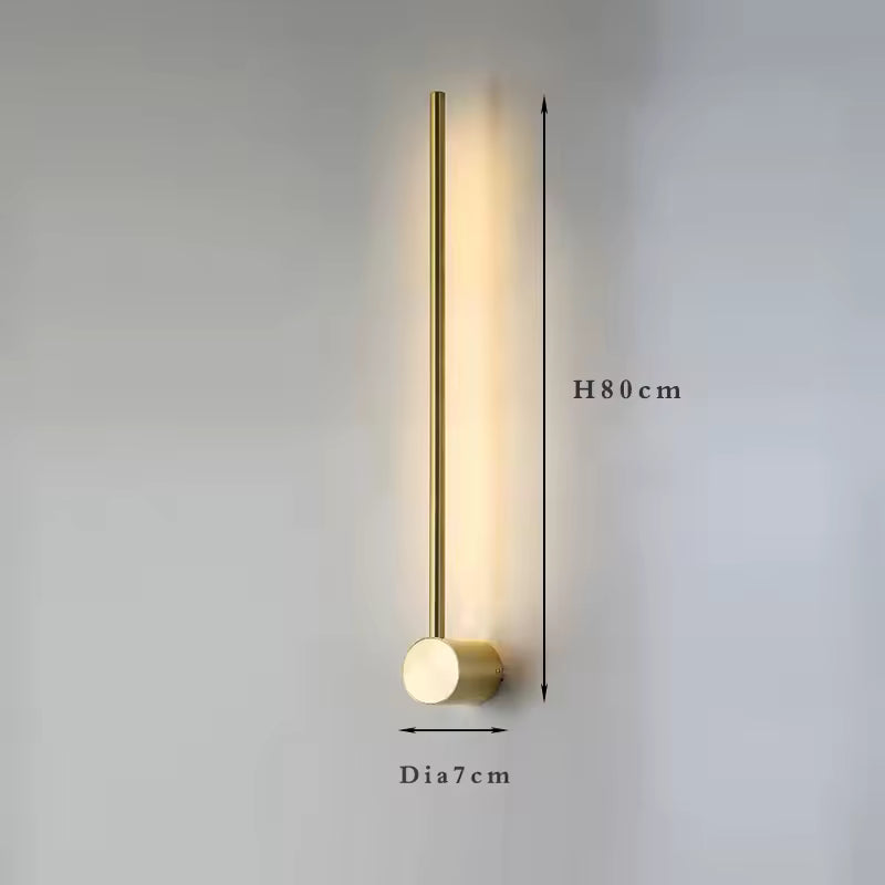 Arvia | Modern lång LED vägglampa i minimalistisk design för stilren inredning