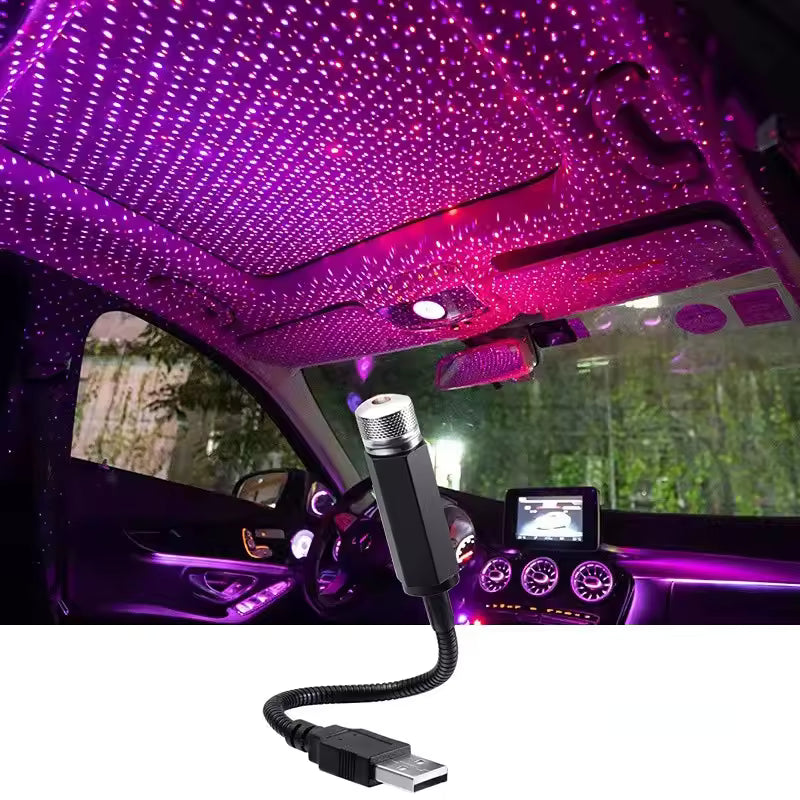 Starlume | Mini USB galax projektorlampa för bil och rum – flexibel stjärnhimmel