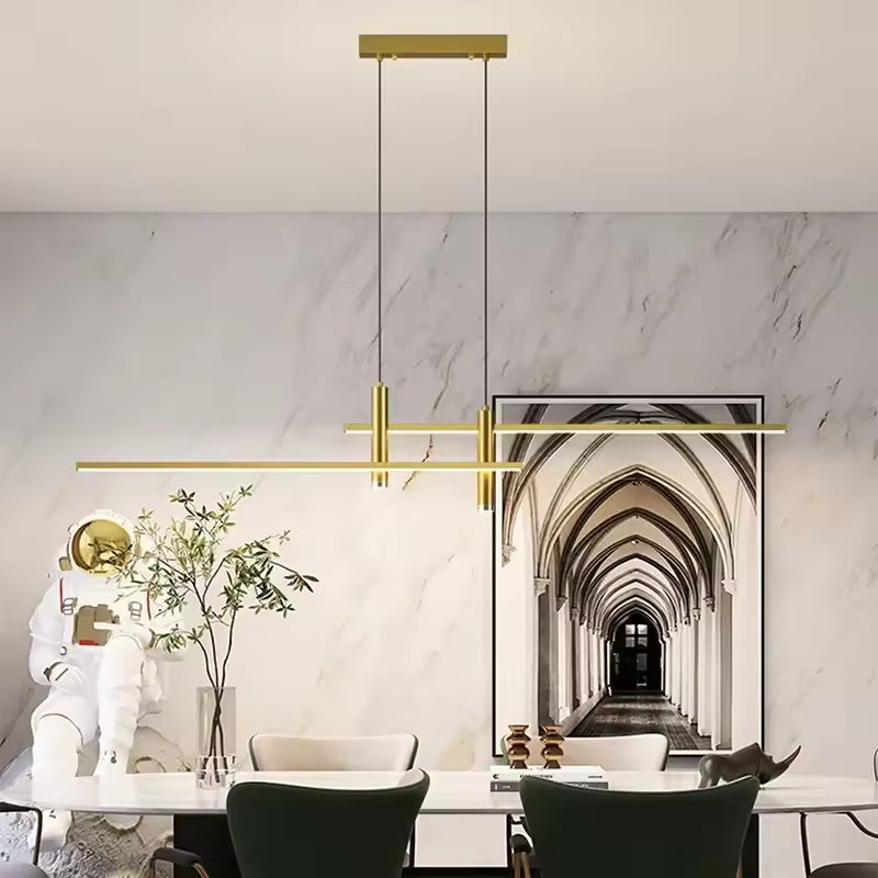 Lustreline | Modern LED pendellampa för matbord och vardagsrum med stilren design