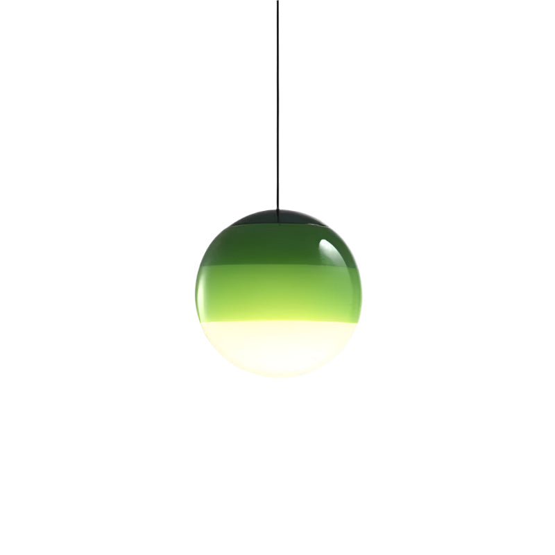 Modern färgglad glasboll pendellampa för matsal, vardagsrum och hotell