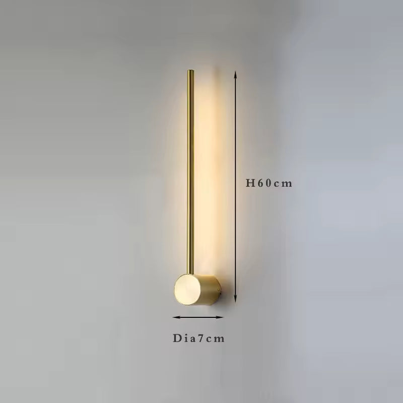 Arvia | Modern lång LED vägglampa i minimalistisk design för stilren inredning