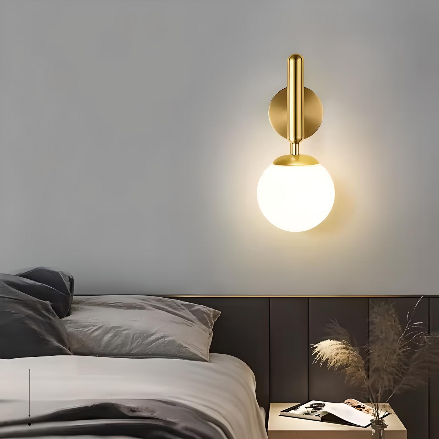 Willow | Modern vägglampa med kopparfinish och elegant tidlös design