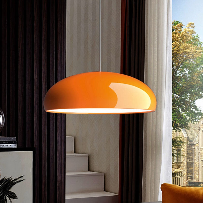 Nordisk LED pendellampa i rund design för vardagsrum matsal sovrum kök
