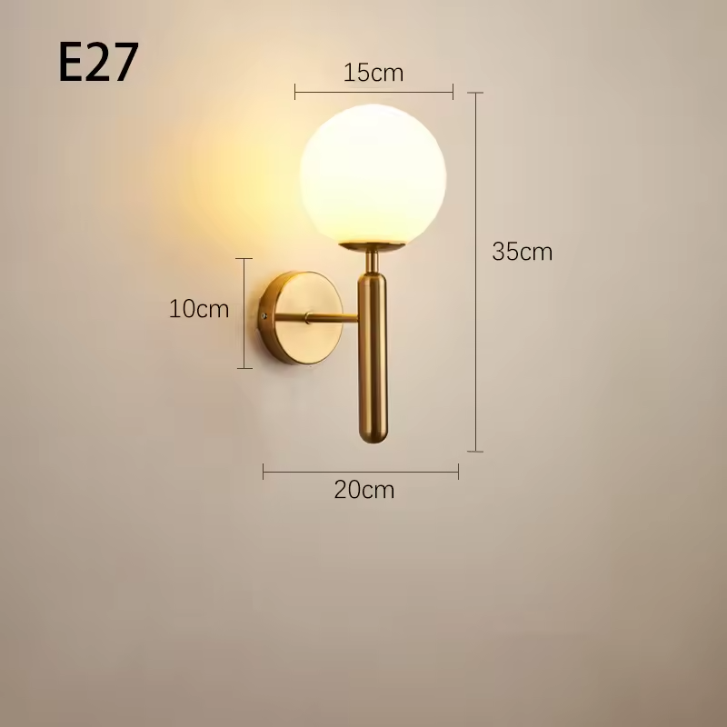 Willow | Modern vägglampa med kopparfinish och elegant tidlös design