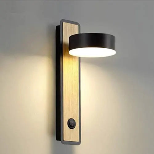 LED-vägglampa med strömbrytare – modern och funktionell belysning för sovrum och vardagsrum