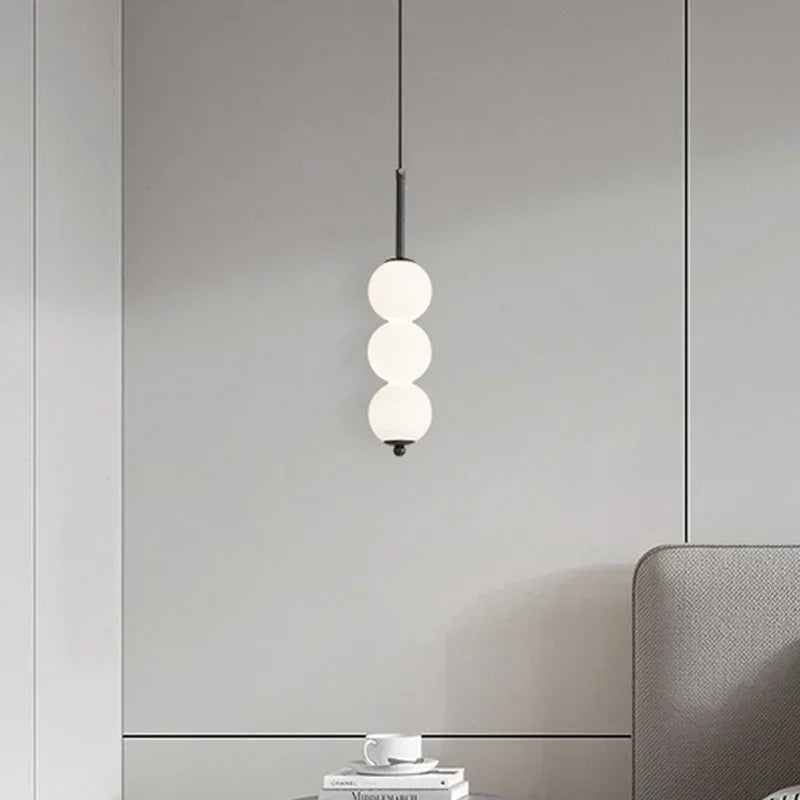 Modern Glassten Lampa med Elegant Metallfinish