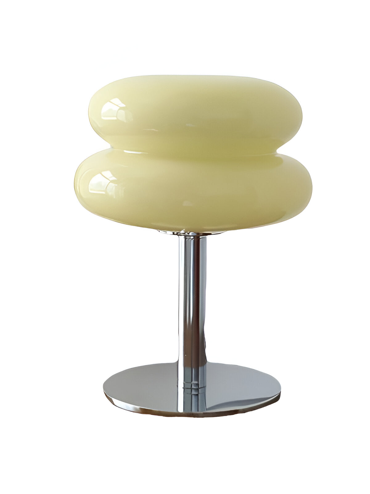 Färgglad glas bordslampa med varm LED belysning och modern design för vardagsrum sovrum och kontor