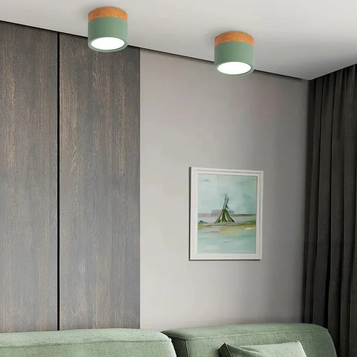 Färgglad macaron plafondlampa med lekfull design för kök matsal och bar