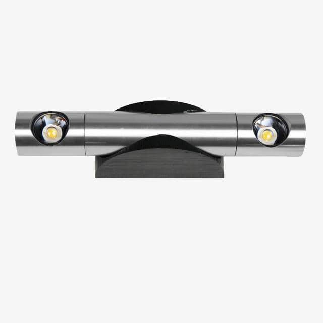 Modern vägglampa i aluminium med inbyggd LED-belysning