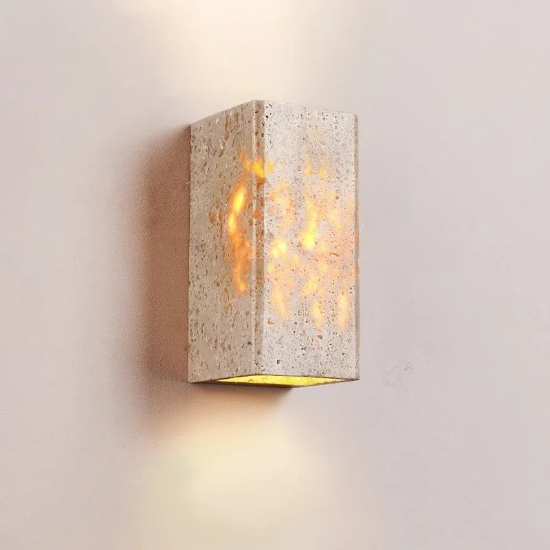Sabiglow | Modern Wabi-Sabi LED-vägglampa – för inomhus och utomhusbruk