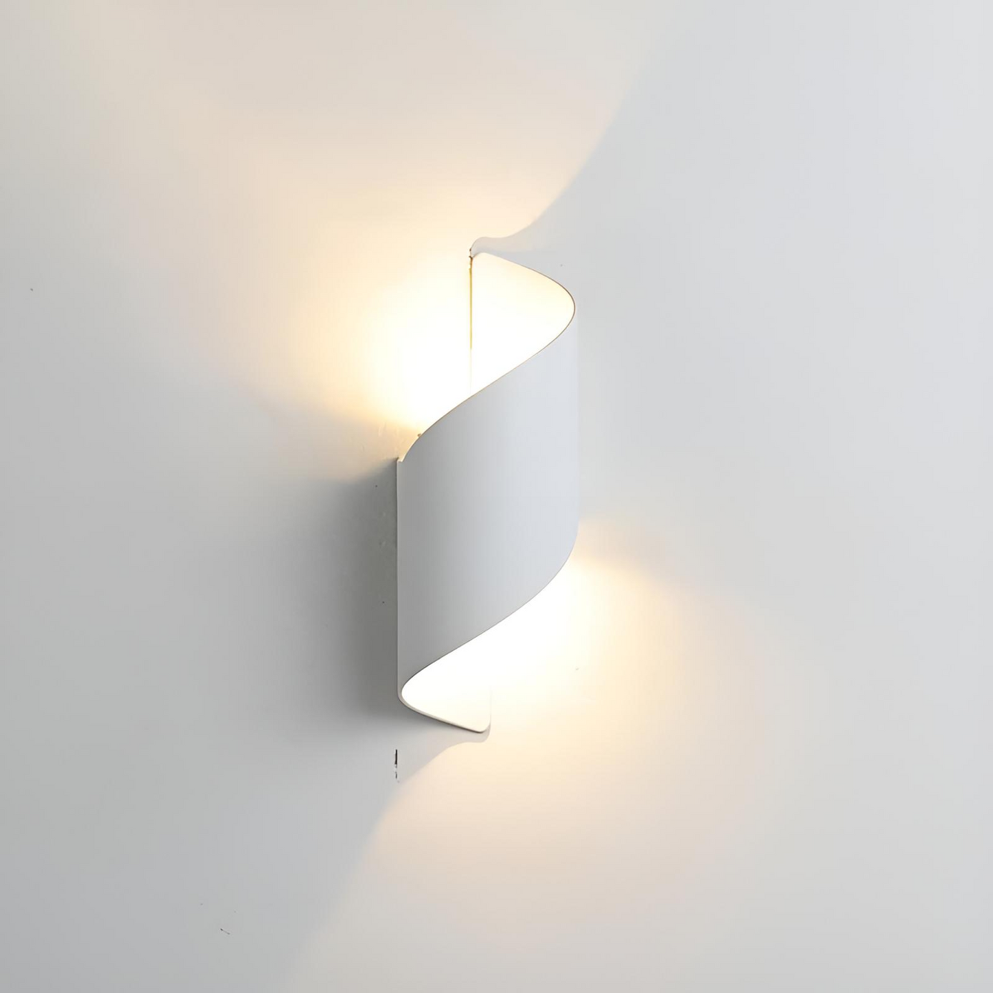 Modern spiral LED vägglampa IP65 vattentät för sovrum vardagsrum hall utomhusbruk