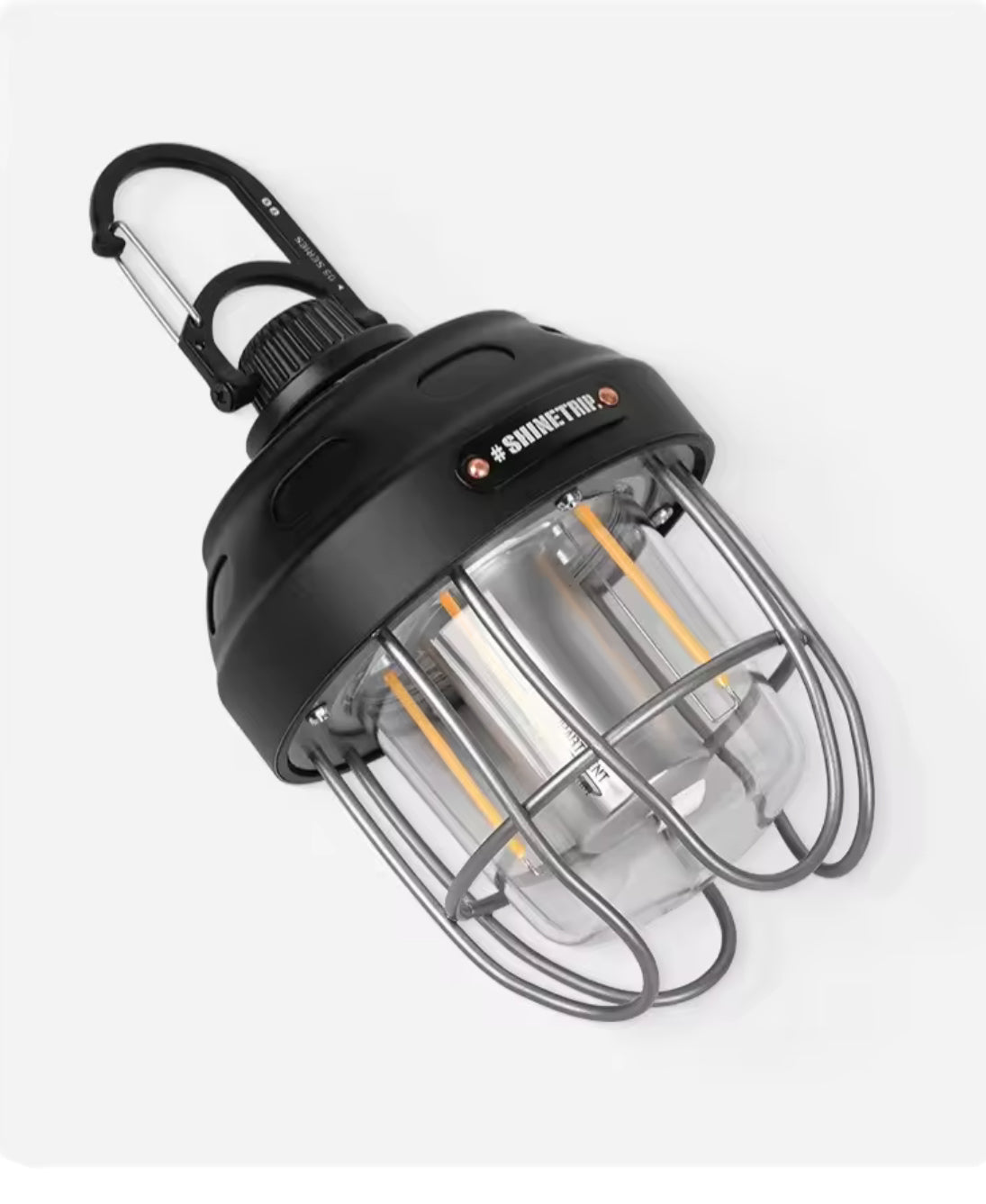 Campinglampa med lång batteritid USB laddning och dimbar LED belysning för utomhusbruk