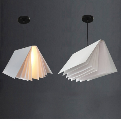 Kreativ bokformad takpendel färgglad modern barnrum lampa inredning