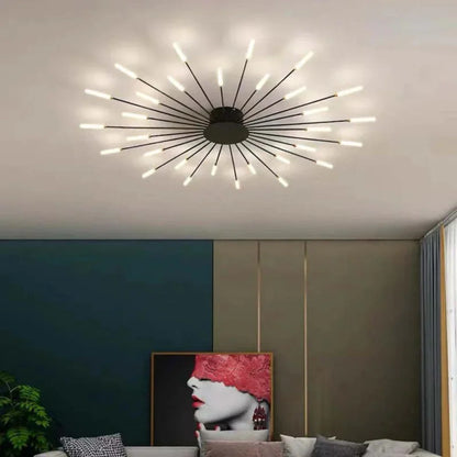 Modern LED taklampa i fyrverkeridesign för vardagsrum och matsal