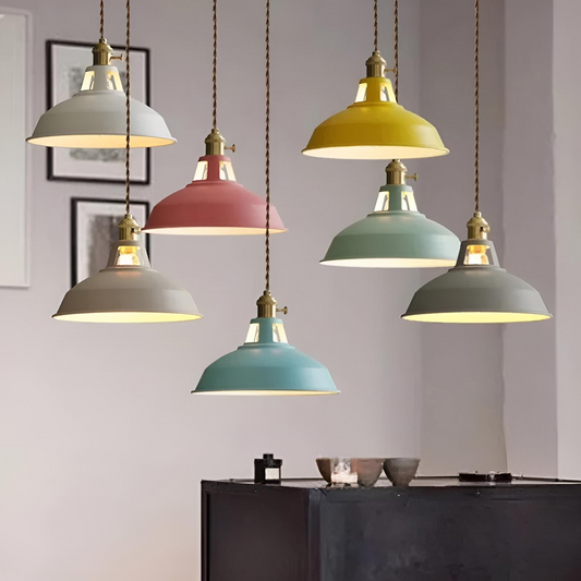 Retro industriell taklampa i aluminium för kök restaurang hem inredning