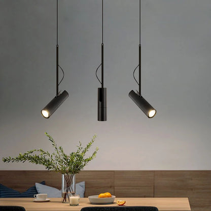 Minimalistisk LED spotlight pendellampa i metall för kök bar sovrum