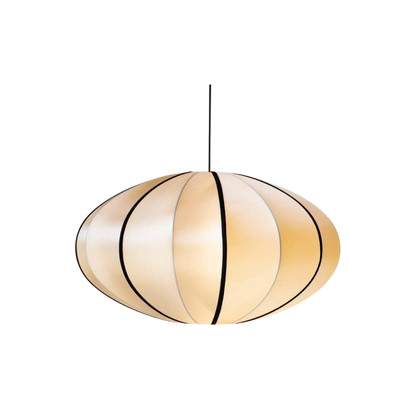 Japansk tyg pendellampa i vintage design för vardagsrum matsal sovrum