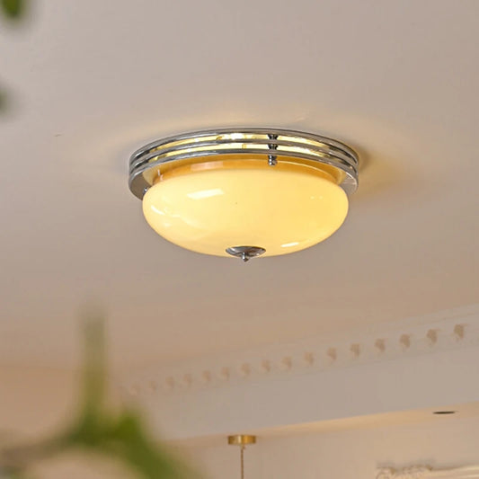 Plafond i glas retro taklampa för vardagsrum sovrum hall kök och korridor