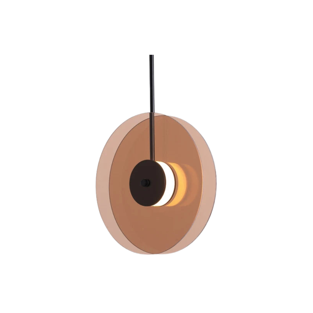 Postmodern glas och metall taklampa med LED och justerbar höjd för kök matsal vardagsrum