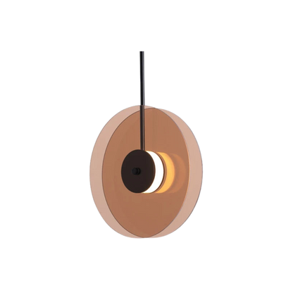 Postmodern glas och metall taklampa med LED och justerbar höjd för kök matsal vardagsrum
