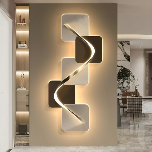 Modern vägglampa i konstnärlig design för hall vardagsrum och korridor