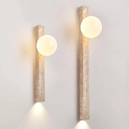 Lumicave | Retro vägglampa i sten – perfekt för sovrum och hall