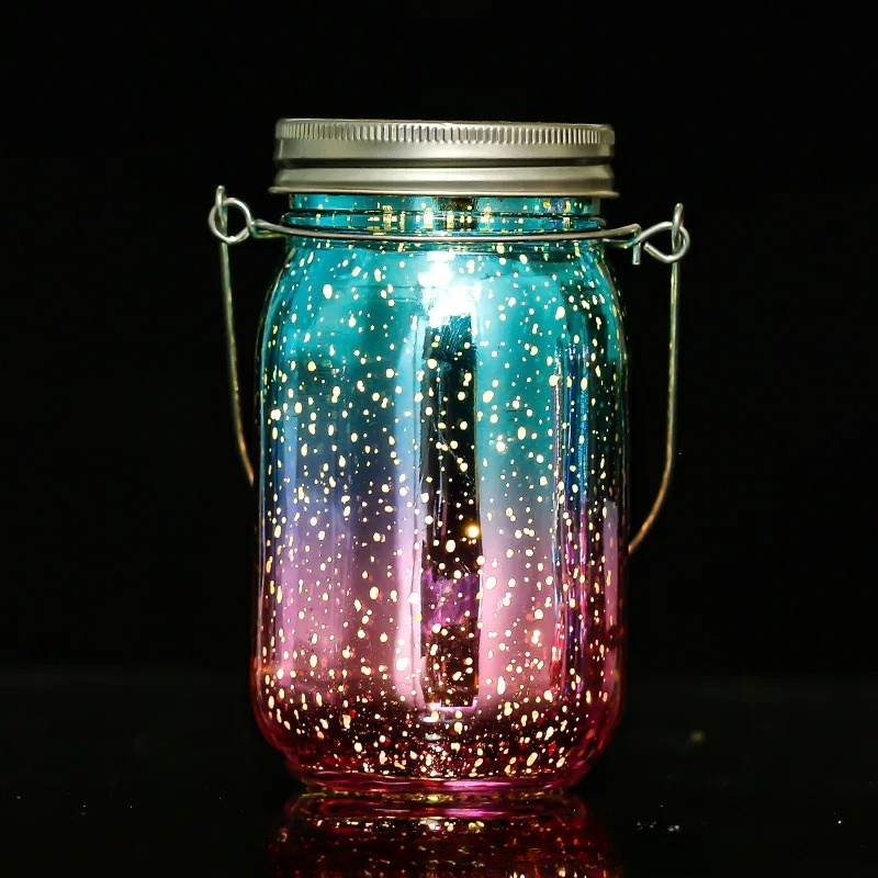 Sunglow | Solar Mason Jar-lykta – dekorativ solcellsbelysning för uteplats och gård