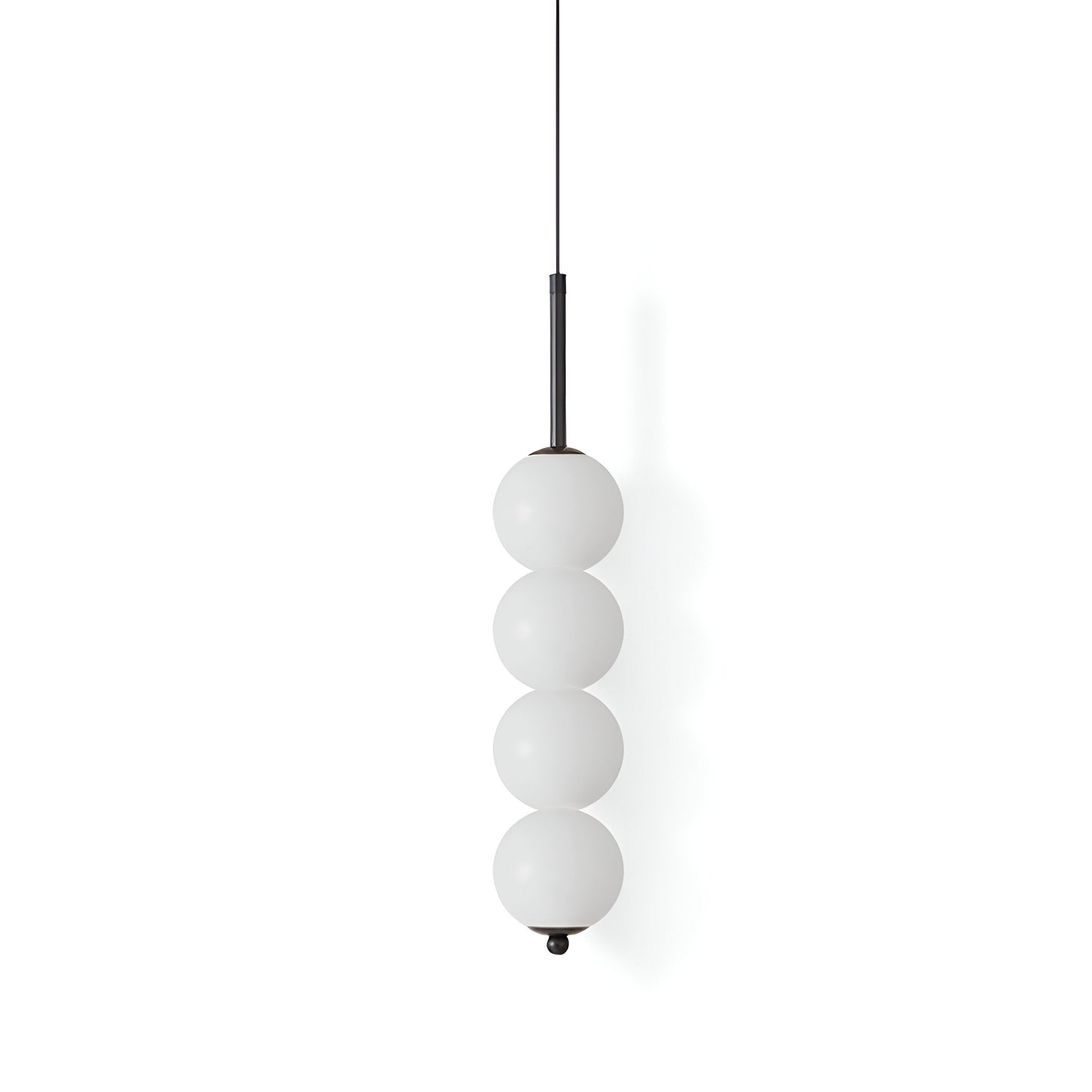 Modern Glassten Lampa med Elegant Metallfinish