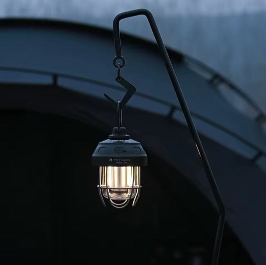 Campinglampa med lång batteritid USB laddning och dimbar LED belysning för utomhusbruk