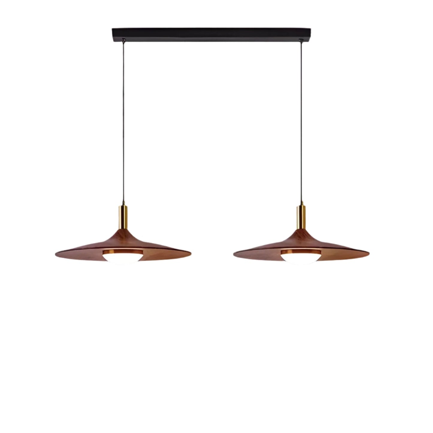 Nordisk takpendel i koppar med justerbar lampskärm för kök och vardagsrum