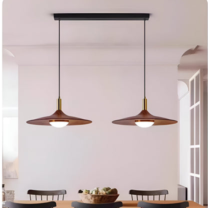 Nordisk takpendel i koppar med justerbar lampskärm för kök och vardagsrum