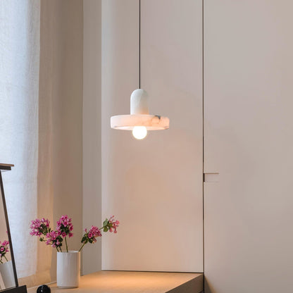 Lyxig marmortaklampa med kopparfäste för kök matsal sovrum